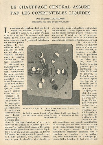 Article 1920 chauffage - 1920, central